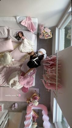 Pink Girly Bedroom, Bedroom Reset, Pink Life, Girly Room, Pretty Room, Dreamy Room, Dream Room Inspiration, Pink Bedroom, Pink Room