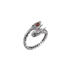 Introducing the Dragon Tail Ring, a shining symbol of strength and power. Crafted with intricate details, this ring is sure to make a statement. Add a touch of mythical elegance to your style with this unique piece. Made with expert precision, the Dragon Tail Ring is a must-have for any dragon enthusiast.

Weight: 3g

High quality zinc alloy

Adjustable ring sizes - one size fits all

Hypoallergenic, lead & nickel free 

*We carefully select each stone to provide the best quality stones. Since the stones are natural materials, the stone color may vary slightly from the picture, making this beautiful Jewelry completely unique, just like you! 
If you aren't in LOVE with your purchase, please let us know within 30 days of receiving your item, and you'll receive a stress-free refund. Dragon Ring Women, Silver Dragon Design Jewelry Gift, Adjustable Dragon Design Ring, Adjustable Dragon Design Jewelry Ring, Dragon Tail, Dragon Jewelry Jewelry1000.com, Symbols Of Strength, Year Of The Dragon, Adjustable Rings