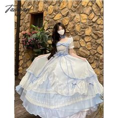 Tavimart French Romantic Style Lolita Op Elegant Girl Cosplay 2023 New Chic Fairy Princess Dress Gorgeous Sweet JSK wedding Party Dress Princesscore Dresses For Cosplay Events, Princesscore Ruffled Princess Dress For Costume, Fairytale Ruffle Dresses For Cosplay, Fairytale Wedding Dresses For Cosplay Events, Fairytale Princess Dress With Ruffles For Costume Party, Princesscore Princess Dress With Ruffles For Wedding, Princesscore White Costume Dress, White Princesscore Costume Dress, White Fairycore Costume Dress