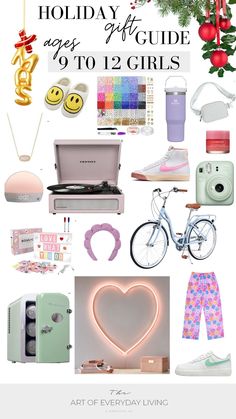 the holiday gift guide for girls from art of everyday living