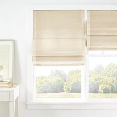 This Cordless, Roman-Style Shade Is Light Filtering, Draft Reducing, And Provides Privacy. Available In Wicker Or Natural, It's Easy To Install And Comes With A Color-Matched Border And Thermal-Backed Lining. The Cordless Mechanism Makes It An Especially Smart Choice For Homes With Children Or Pets. Contemporary Window Treatments, Cordless Roller Shade, Pine Cone Hill, Annie Selke, Roman Fashion, Roller Shades, Buy Rugs, Shades Blinds