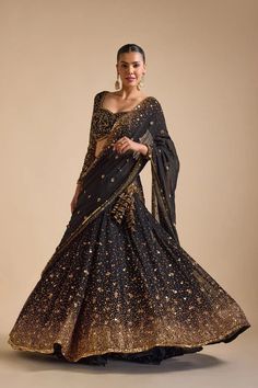 Lehenga Choli Stitched Premium Georgette Embellished With Beautiful Embroidery Sequins Lehenga, Floral Sarees, Cutwork Saree, Blouse Lehenga, Lehenga Dupatta, Side Work, Kora Silk Sarees, Georgette Lehenga, Saree Floral