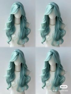 Siren Hair Color, Y2k Hairstyles, Short Hair Wigs, Hair Stylies, Size Difference