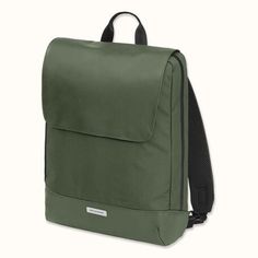 Slim Backpack Metro Collection | Moleskine NAM Functional Green Backpack For Commuting, Modern Nylon Laptop Bag For School, Modern Laptop Bag For Outdoor Activities, Modern Nylon Backpack, Modern Green Backpack, Modern Green Nylon Backpack, Modern Green Backpack For Back To School, Modern Laptop Bag For Back To School, Back To School Versatile Laptop Bag