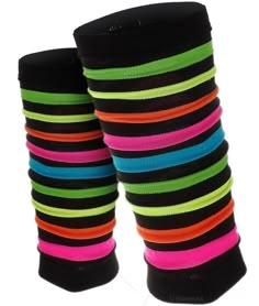 Classic acrylic knit light weight leg warmer. Rainbow neon stripes. Great as dancewear. 80% Acrylic, 17% Nylon, 3% Spandex. One size fits most. Sports Socks For Spring, Spring Sports Socks With Stretch, Stretch Sports Socks For Spring, Casual Stretch Multicolor Leg Warmers, Multicolor Stretch Sports Socks, Stretch Striped Socks For Winter, Striped Stretch Socks For Winter, Black Stretch Leg Warmers For Spring, Winter Striped Stretch Socks