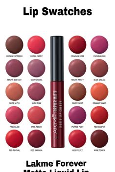 Lakme Lipstick Shades Matte, Maybelline Lipstick Swatches, Lakme Lipstick Shades, Lakme Products, Medora Lipstick, Lakme Lipstick, Lipstick Eyes, Beauty Tips With Honey, Tea Factory