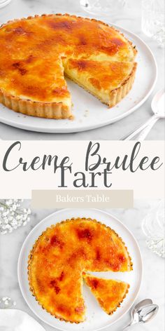 Vanilla Tart, Tart Crust Recipe, Easy Tart Recipes, Creme Brulee Cheesecake, Fancy Desserts Recipes, Bakers Table, Custard Desserts