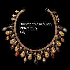 Pompadour, Style Necklace, 19th Century, Italy