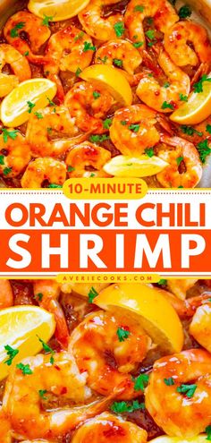 10-Minute Orange Chili Shrimp, dinner ideas for tonight, asian inspired dishes, seafood recipes Orange Sauce For Shrimp, Shrimp Chili Recipe, Shrimp Asian Recipe, Orange Shrimp Recipes, Asian Shrimp Recipes, Easy Shrimp Cocktail, Orange Shrimp, Sweet Chili Shrimp, Asian Shrimp