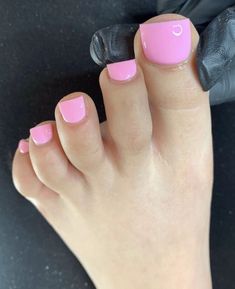 Fake Nails Designs, Pink Toes, Colored Acrylic Nails, Blush Nails