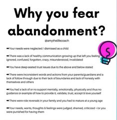 Healing And Finding Yourself, What Is Self Abandonment, Heal Fear Of Abandonment, Fear Of Abandonment Worksheet, Abandonment Affirmations, Overcoming Abandonment, Fear Of Being Abandoned, Healing Abandonment