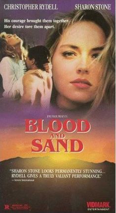 blood and sand movie poster with two women in the background, one looking at the camera