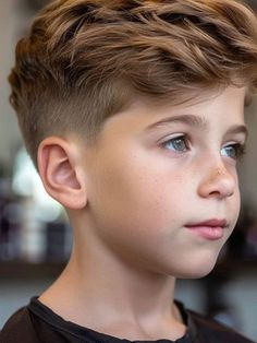 Boys Quiff Haircut, Cool Kid Haircuts Boys, Boy Undercut Hair Kids, Soccer Boy Haircut, Boys Haircut Short On Sides Long On Top, Boy Hair Cuts Straight Hair, Boys Haircut Faux Hawk, Boys Hair 2024, Boys Haircut Trendy 2024