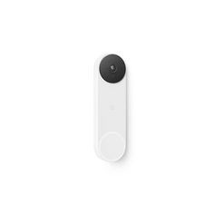 the google home security camera is shown on a white background with no image to describe