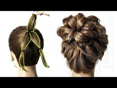 Buns For Short Hair, Sanggul Modern, Short Hair Up, Short Hair Bun, Up Dos For Medium Hair