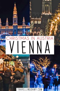 christmas in australia with the words vienna overlaying it's photo collage