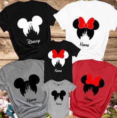 Black Disney Shirts For Family, Magic Kingdom Matching Family Shirts, Matching Disney Shirts Family, Family Matching Outfits Disney, Disneyworld Shirts For Family, Disneyland Family Shirts Ideas, Disneyland Matching Shirts Families, Disney Shirt Ideas Family Vacations, Disney Land Shirts