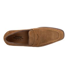 Superfluous designed, the James loafers bring a timeless flair to your ensembles. Classic almond toe dress shoe featuring an iconic penny keeper strap for a sophisticated touch. Premium quality Leather or Suede upper, Slip on for easy entry,1.1\ stacked block heel, Squared Moc toe, Leather / Cotton combination footbed, Rubber outsole | Men's Vintage Foundry Co James Loafers in Tan Size 10 The James, Dress Shoe, Tan Brown, Size 13, Vintage Men, Block Heels, Dress Shoes, Premium Quality, Loafers