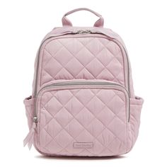 Vera Bradley Small Backpack : Hydrangea Pink - Image 1 Hydrangea Pink, Commuter Backpack, Back To School Backpacks, Luggage Backpack, Cute Backpacks, Pink Backpack, Water Repellent Fabric, Small Backpack, Laptop Pocket