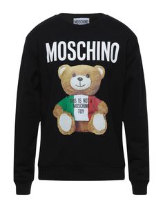 Moschino Bear, Teddy Bear Print, Moschino Men, Moschino Logo, Bear Logo, Men Sweatshirt