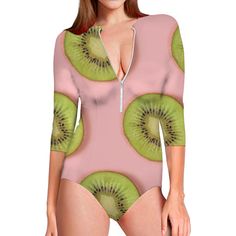 Kiwi Slices Pattern Print Long Sleeve One Piece SwimsuitKiwi Slices Pattern Print Long Sleeve One Piece SwimsuitCould you please clarify which specific type of shirt you are referring to? Is it a dress shirt, t-shirt, button-up shirt, etc.? This will help me provide a more accurate and tailored description. Thank you! Green Graphic Print Swimwear For Summer, Casual Fitted Swimwear With Graphic Print, Summer Printed Short Sleeve Bodysuit, Green Long Sleeve Bodysuit For The Beach, Casual Long Sleeve Beach Bodysuit, Green Long Sleeve Bodysuit For Beach, Summer Long Sleeve Printed Bodysuit, Green Long Sleeve Bodysuit For Summer, Trendy Long Sleeve Bodysuit For The Beach