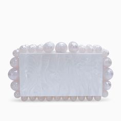 The Acrylic Cloud Clutch Bag is an adorable and beautiful clutch bag perfect for adding glimmer to any attire. Made with rich, high-quality materials, this clutch bag will last for years. It is great for any occasion and is a must-have in your closet. Now available in pink, white, light green, and black Marble Square, Cloud Bag, Beautiful Handbags, Beautiful Evening, Beaded Purses, Aqua Green, Green And Black, Green Bag, Black Handbags