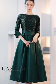 Lasaky - Exquisite Formal Evening Gown: Impeccable Host Performance Dress for Banquets and Ceremonies Dress For Banquet, Formal Evening Gown, Performance Dresses, Mid Length Skirts, Evening Gowns Formal, Quarter Sleeve, Evening Gown, Skirt Length, Mid Length