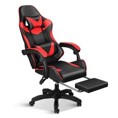 PRICES MAY VARY. Ergonomic Design for Superior Comfort: Experience unparalleled comfort with our gaming chair, designed with adjustable lumbar support, and neck pillow to promote a healthy posture during racing gaming sessions. High-Quality Materials: Experience unparalleled stability and support with our gaming chair, boasting robust metal legs as opposed to the conventional plastic. Our superior metal foundation ensures durability and strength. Retractable Footrest: Elevate your gaming experie Gamer Chair, Swivel Recliner Chairs, Adjustable Chairs, Swivel Recliner, Gaming Office, Inbox Zero, Swivel Office Chair, Leather Desk, Swivel Seating