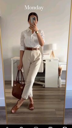 Outfit Formal Mujer, Casual Work Outfits Women, Chique Outfits, Moda Chic, Business Casual Outfits For Work, Elegante Casual, Casual Work Outfit