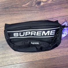 Brand New Supreme Fanny Pack Black Unisex Supreme Bag, Fanny Pack, Belt Bag, Black Color, Man Shop, Brand New, Black