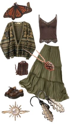 Worst Outfits, Estilo Hippie, Hippie Style Clothing, Cottagecore Aesthetic, Trendy Boho, Aesthetic Aesthetic