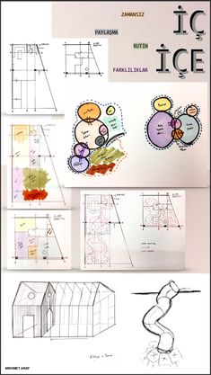 some drawings and instructions for how to draw an ice house