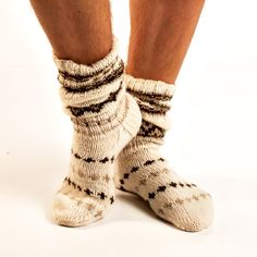 You will get 10% off when you buy 2 items and 20% off when you buy 4 items or more from my store! You will see the discount during checkout. Surprise your lover or friend with these beautiful long ornamented socks. Ornaments for the socks are made from traditional Lithuanian and Scandinavian patterns. Inspiration for these socks came from long-lived Lithuanian knitting traditions where the main value of the socks is longevity and warmness necessary to survive in long cold winters. Socks are made Scandinavian Pattern, Men Socks, Socks Men, Pattern Socks, Patterned Socks, Wool Socks, Mens Socks, Gift For Him, Hand Knitting