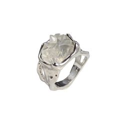 PRICES MAY VARY. Design:The natural raw stone crystal ring is completely used natural and cut by machine,the shape are in the same.the stone crystal is setting in the high polishing metal alloy,it is comfortable to wear. The width of the ring face:1.3*1.5 cm/0.47*0.59 inch. Weight:6.5g/piece(Approx.) Occasion:the ring is suitable for women girls,men and boys.the unique raw stone ring is it also perfect jewelry for any dress up and any occassions,it will bring a different style and looking for yo Crystal Ring, The Ring Face, Unusual Engagement Rings, Mens Gemstone Rings, Raw Gemstone Ring, Raw Stone Ring, Raw Crystal Jewelry, Raw Stone, Raw Gemstones