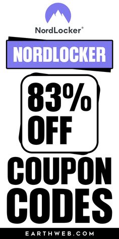 83% OFF NordLocker Coupon Code & $11 OFF Promo | Huge Discounts on Advanced Data Security! Data Security, Discount Codes