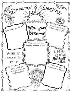 a black and white poster with the words dream, follow your dreams written on it