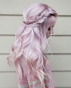 @lovescenehair Pastel Lavender Hair, Rose Gold Hair Shades, Wigs Hairstyles, Summer Halloween, Funky Hair, Pastel Pink Hair, Affordable Wigs, Lilac Hair