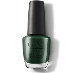 OPI Midnight Snacc Dark Green Opi Gel Polish, Opi Dark Green Nail Polish, Green Opi Nails, Mail Polish, Dark Green Nail Polish, Opi Top Coat, Nail Base, Nail Polish Shades, Nail Base Coat