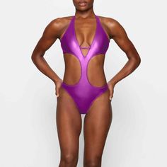 Nwt Size Medium Dragonfruit Same Day Shipping Smoke And Pet Free Home Y2k Kim Kardashian, Swimsuits Bikinis, Purple Metallic, One Piece Swimsuits, Side Cuts, Dragon Fruit, Fit N Flare Dress, Monokini, Personal Marketing