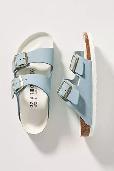 Birkenstock | Anthropologie Shoes Design Ideas, Birkenstock Sandals Arizona, Shoe Wishlist, Shoes Design, Fancy Shoes, Cute Nikes, Shoe Inspo, Everyday Shoes