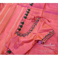 Lavangam Work Blouse Designs, Work Blouse Hand Designs, Saree Tassel, Blouse Maggam Work, Silk Saree Blouse Designs Patterns, Maggam Work Blouse