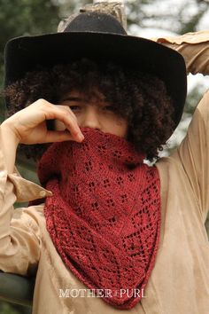 knitting patterns for beginners Black Cowboy, Black Person