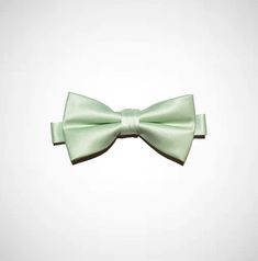 100% Satin Poly Pre-tied with adjustable strap 4 3/4" x 2 1/4" Light Green Bow Tie, Solid Color Summer Ties For Black Tie Events, Solid Color Ties For Black Tie Events In Summer, Adjustable Pre-tied Bow Tie, Standard Tie Satin Bow, Spring Black Tie Adjustable Bow Tie, Adjustable Satin Bow Tie For Parties, Adjustable Satin Bow For Party, Adjustable Summer Bow Tie