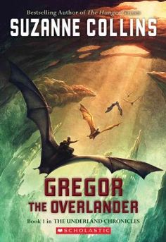 the book cover for grecor, the underland chronicles by suzanne collins