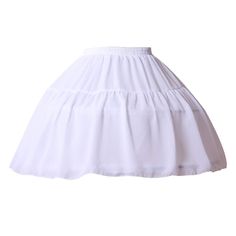 PRICES MAY VARY. ✿ Women Girls hoop skirt petticoat:High waisted, wide elastic waistband, double layer, knee length.2 hoop metal fish bone provide good support and also have certain softness to display your dress ruffles naturally. ✿2 Hoops Chiffon Crinoline Petticoat Details:Length About 45cm/17.7" ,Bottom Diameter: about 60cm/23.5" .Made of high quality chiffon materials, soft and skin-friendly, won't stimulate your tender skin. ✿Adjustable Waistline Petticoat :Elastic closure,Bustle cage hoop Chiffon Ball Gown, Ball Gown Short, Womens Tulle Skirt, Cosplay Fashion, Skirt Chiffon, Skirt Tulle, Hoop Skirt, Medieval Dress, Half Slip