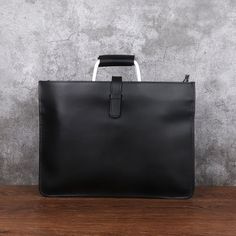 SPECIFICATIONSStyle: BusinessSize: 14 inchesPattern Type: SolidOrigin: CN(Origin)Number of Handles/Straps: SingleMaterial Composition: genuine leatherMain Material: GENUINE LEATHERLining Material: polyesterItem Width: 1cmItem Weight: 1kgItem Type: BriefcasesItem Length: 37cmItem Height: 27cmHandle/Strap Type: Soft HandleGenuine Leather Type: Cow LeatherGender: UnisexLeather Shoulder Bag / HandbagMaterial: 100% Natural CowskinCrazy horse leatherDesign 2 : Soft Red BrownSoft Dark BrownSoft Black Black Rectangular Briefcase, Portable Black Rectangular Laptop Bag, Square Black Briefcase For Business, Black Square Briefcase For Business, Square Black Briefcase For Daily Use, Portable Black Rectangular Briefcase, Black Envelope Bag For Daily Use, Black Leather Square Briefcase, Black Envelope Bag For Business