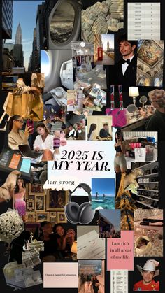 2025 Vision Board Success, Vision Board Themes, Vision Board Party, Vision Board Examples, I Am Rich, Birthday Wallpaper, Dream Vision Board, Book Wallpaper, My Year