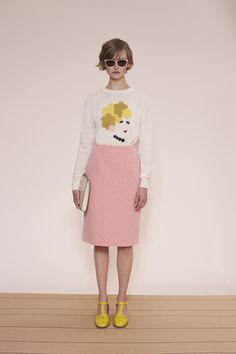 Orla Kiely lookbook for spring summer 15 Yellow And Pink Outfit, Orla Kiely Nails, Orla Kiely Rug Living Room, Orla Kiely Fashion, Orla Kiely Flower Pattern, Orla Kiely Cushions, Estilo Chic, Style Crush