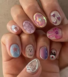 Fake Nails Designs, Astro Boy, Cute Acrylic Nails