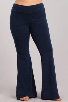 Another Beautiful Creation By Chatoyant! Mineral washed cotton french terry pants with reverse contrast detail, back pockets, banded waist and flared legs. Each item is hand-dyed, should expect variations in color and finishing. Fabric USA made Cotton/Spandex 92/8 French terry Stay Sexy! Blue Yoga Bottoms For Fall, Mid-rise Cotton Yoga Bottoms, Mid-rise Cotton Yoga Pants For Loungewear, Stretch Denim Blue Cotton Bottoms, Denim Blue Cotton Pants For Loungewear, Stretch Navy Bottoms For Fall, Navy Stretch Bottoms For Fall, Denim Blue Cotton Lounge Pants, Navy Cotton Bottoms For Fall